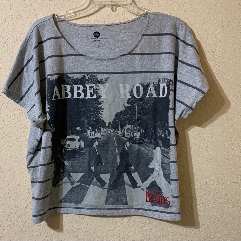 The Beatles Plus Size XXL Women’s Crop Shirt